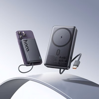 Išorinė baterija Power Bank Hoco Q44 20W Magnetic 10000mAh juoda