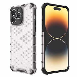 Korinio rašto dėklas telefonui iPhone 14 Pro šarvuotas hibridinis juodas