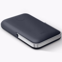 UNIQ Powerbank Hoveo 5000mAh USB-C 20W PD Fast charge Wireless Magnetic mėlynas/storm mėlynas