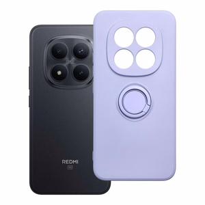 SILICONE RING dėklas skirtas XIAOMI Redmi Note 15 Pro Plus 5G violetinis