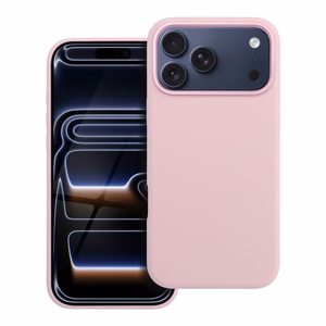 Dėklas telefonui iPhone 17 PRO MAX Forcell F-Protect Frame Premium suderinamas su Magsafe rožinis