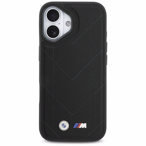 BMW M Quilted Logo MagSafe dėklas telefonui iPhone 17 - juodas