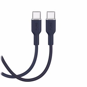 Puro ICON USB-C - USB-C laidas 1.5m - tamsiai mėlynas