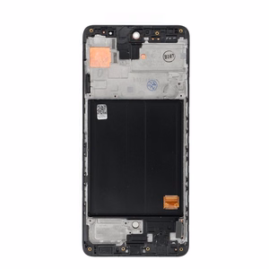 FIXCELL AMOLED LCD ekranas su rėmeliu, skirtas SAMSUNG A51 4G, juodas (pakeistas stiklas)