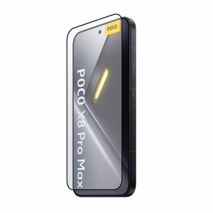 Crong 3D Armour Glass Lite per visą paviršių klijuojamas grūdintas apsauginis ekrano stiklas, skirtas Xiaomi POCO X8 Pro Max 5G