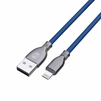 "Forever Tornado" USB - "Lightning" kabelis 1,0 m 3A tamsiai mėlynas
