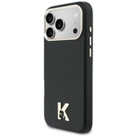 KARL LAGERFELD case for IPHONE 17 Pro Max compatible with MagSafe KLHMP17X5PGFKHGK (PU FW W/ KHead Logo) black
