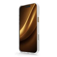 Skaidrus plonas magnetinis dėklas telefonui iPhone 14 Pro 6,1 - auksinis