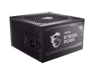 MSI MAG A750GL PCIe 5 Блок питания 750 Вт ATX чёрный