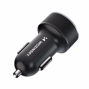 Įkroviklis automobilinis Wozinsky (WDCCAC) (1xUSB 1xUSB-C 3A) 36W juodas