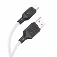 Kabelis USB-A į Micro USB Hoco 2,4A 1 m X90 baltas