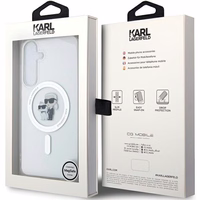 Karl Lagerfeld IML Karl&Choupette MagSafe dėklas Samsung Galaxy S24 - skaidrus