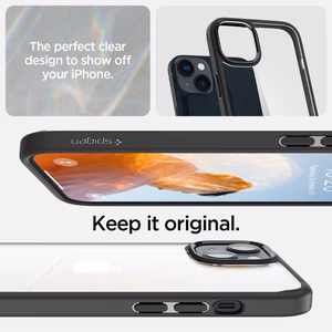 Spigen Ultra Hybrid dėklas iPhone 14 Plus – matinis juodas