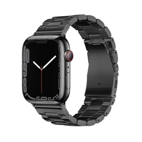 FORCELL F-DESIGN FA10 nerūdijančio plieno laikrodžio juosta Apple Watch 38 / 40 / 41 mm - juoda