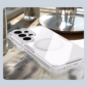 Nillkin Nature TPU Pro MagSafe suderinamas dėklas skirta Samsung Galaxy S26 Ultra baltas