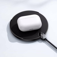 Baseus CCED000001 mobiliojo įrenginio kroviklis Ausinės, Išmanusis telefonas Juoda USB Belaidis įkrovimas Vidaus