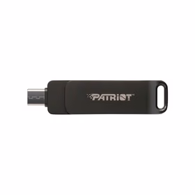 Flashdrive PATRIOT Rage R550 32GB 100 MB/S USB A+C Pasukamas dizainas (PE32GR550DSAD) Juoda