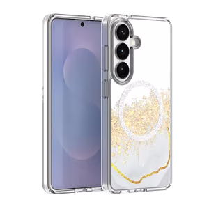 Epoxy Mag dėklas Samsung Galaxy S24 / S25 baltas