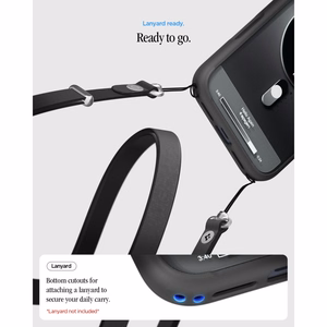 Spigen Ultra Hybrid MagSafe dėklas, skirtas iPhone 17 Pro Max / 18 Pro Max, klasikinės juodos spalvos