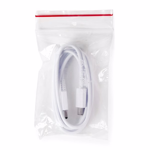 Samsung EP-DX310JWE USB-C - USB-C 3A 1.8m kabelis (didmeninė – pakaitinė pakuotė) – baltas