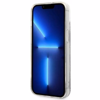 Karl Lagerfeld KLHCP14SLMNMK iPhone 14 6.1 "kietasis dėklas juodas / juodas skystas blizgutis Monogram