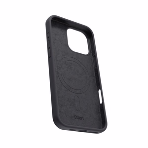 "Etteri" silikoninis magnetinis dėklas "iPhone 16 Pro 6,3" juodas
