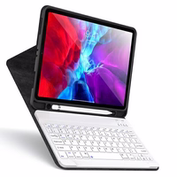USAMS Dėklas Winro su klaviatūra iPad Air10.9" violetinis dėklas-balta klaviatūra/purple cover-white keyboard IP109YRU03 (US-BH655)