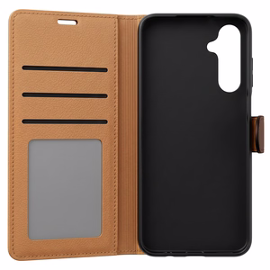 Smart Luxe odinis dėklas skirtas Samsung Galaxy S26 rudas