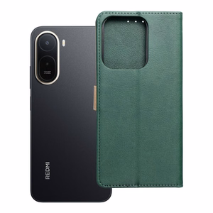 Atverčiamas dėklas Xiaomi Redmi A7 PRO Split Book, žalias ir auksinis