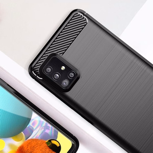 CARBON dėklas telefonui SAMSUNG A51 5G juodas