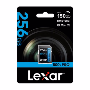 Lexar Professional 800x Pro SDXC 256GB atminties kortelė