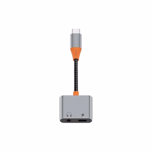 WiWU - Audio adapter LT10 Typ C į Typ C + 3,5 mm