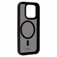 Liavec Hybrid MagSafe dėklas telefonui iPhone 15 Pro Max pilkas