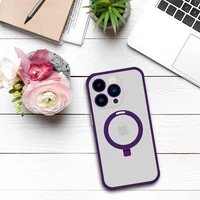 Tel Protect Magiškas Magnetinis Dėklas su stovu Iphone 13 Pro violetinis