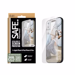 SAFE by PanzerGlass iPhone 16 Plus 6.7" Screen Protector Ultra-Wide Fit SAFE95877