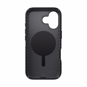 Speck Presidio2 Grip MagSafe dėklas, skirtas iPhone 17 (juodas / Slate Gray / baltas)