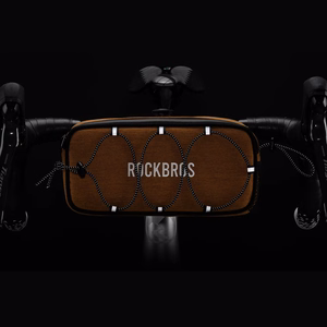 Rockbros TL001 ROAD TO SKY 1.9L Handlebar Bike Bag Waterproof - Orange