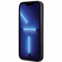 Guess Strass Metal Logo dėklas telefonui iPhone 13 Pro 6.1" - juoda