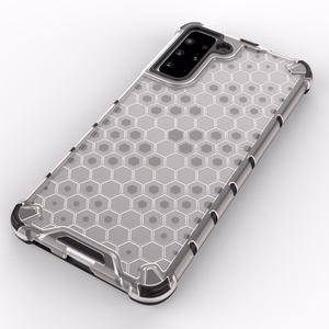 Honeycomb Case бронированный чехол с TPU бампером для Samsung Galaxy S21+ 5G (S21 Plus 5G) синий