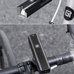 Rockbros 24610002001 priekinis dviračio žibintas 1000 lm + USB-C - USB-A laidas - juodas