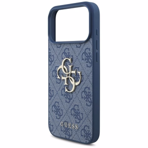 GUESS dėklas, skirtas IPHONE 18 Pro Max/17 Pro Max (4G Big Logo) (spalva: mėlyna)