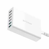 Įkroviklis Blitzwolf BW-S15, 6x USB, QC 3.0, 60 W (baltas)