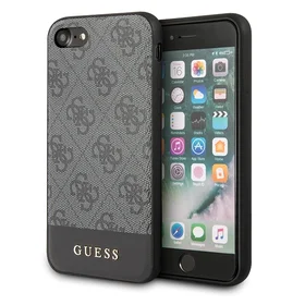 Guess 4G Stripe Collection dėklas telefonui iPhone 7 / 8 / SE 2020 / SE 2022 - Pilkas