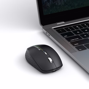 "Wozinsky WMGK-1132" belaidė pelė su RGB apšvietimu - juoda