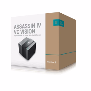 DeepCool ASSASSIN IV VC VISION procesoriaus oro aušintuvas 120/140 mm juodas 1 vnt.