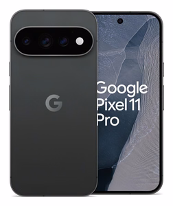 Google Pixel 11 Pro 16 cm (6.3") Dviguba SIM jungtis Android 17 5G C tipo USB 12 GB 256 GB 4850 mAh Juoda