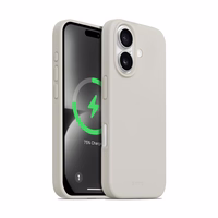 Crong Color Cover Magnetic - iPhone 16 MagSafe dėklas (Stone smėlio)