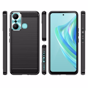 Karbono dėklas telefonui Infinix Hot 20 Play (m) - juodas