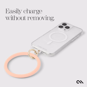 Case-Mate Phone Bangle riešo dirželis telefonui, persikų spalvos