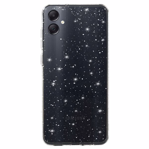 Dėklas telefonui Crystal Glitter Samsung Galaxy A05 sidabrinis